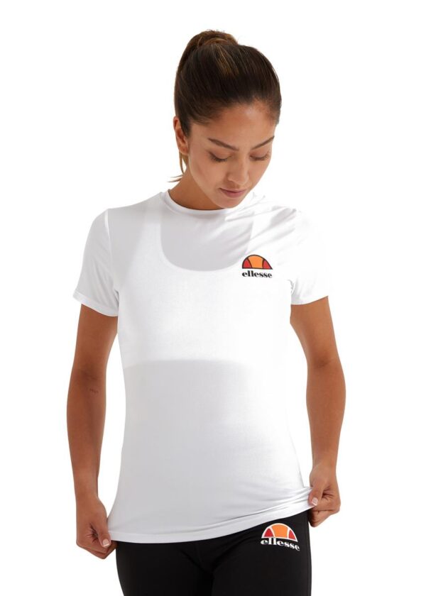Ellesse חולצת טי סטרי לנשים - לבן-0
