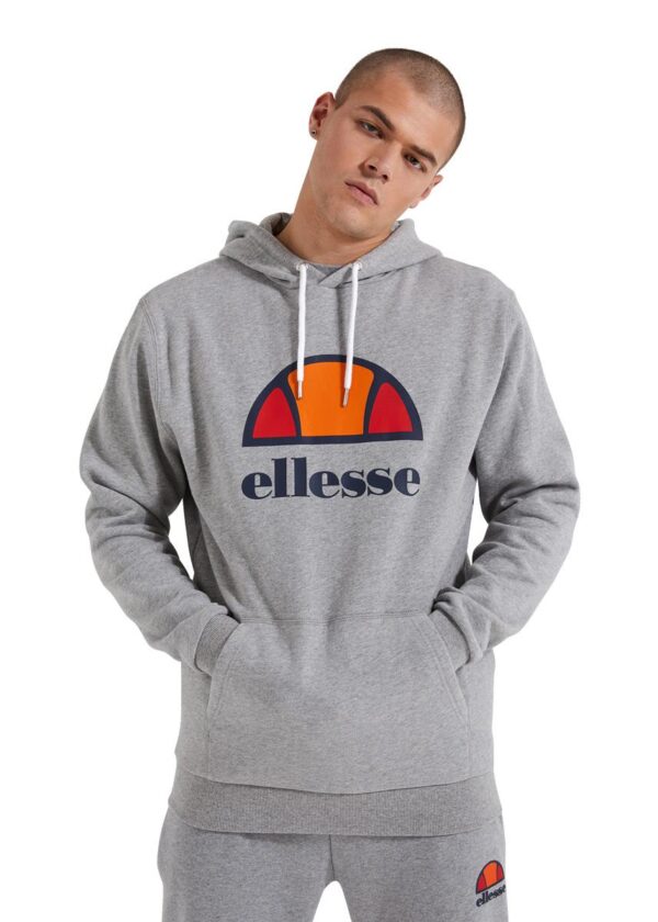 Ellesse קפוצ'ון דאריל OH לגברים - אפור מרל-0