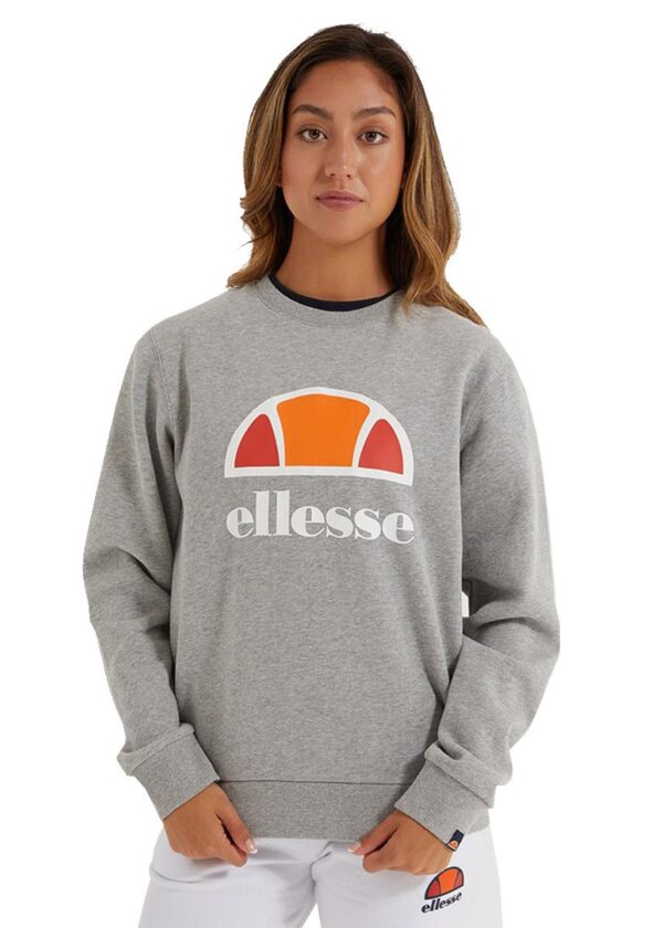 Ellesse סווטשירט קורנאו לנשים - אפור מרל-0