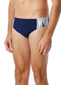 TYR Phoenix Splice Racer Briefs - Navy/ White