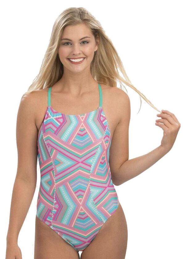 Uglies Revibe Glamazon Print Diamondback Swimsuit