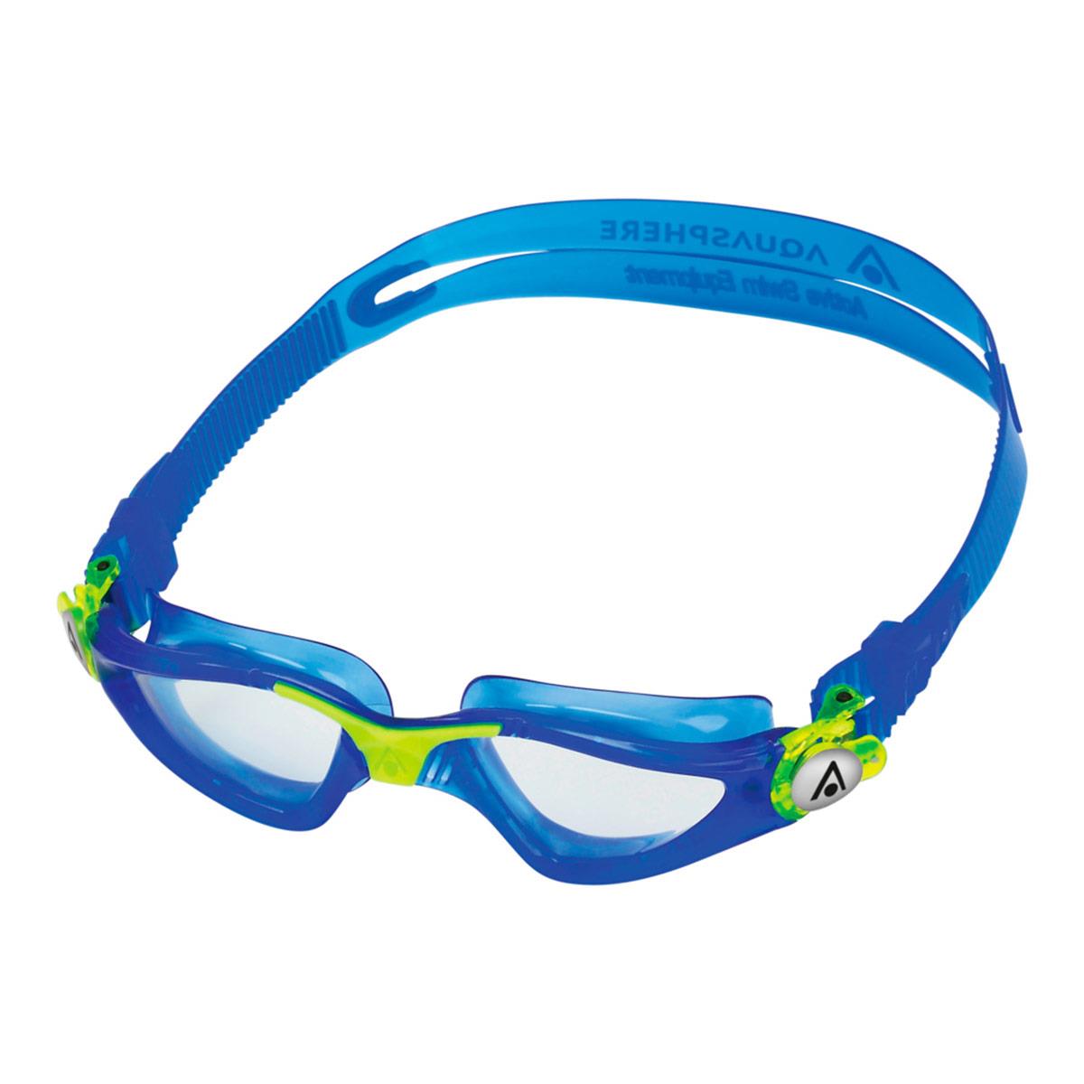 Aquasphere Kayenne Junior Clear Lens Goggles - Blue/ Yellow-562379
