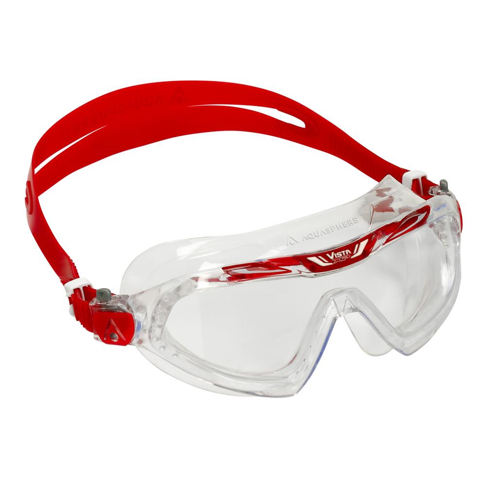 Aquasphere Vista XP Clear Lens Goggles - Red-562274