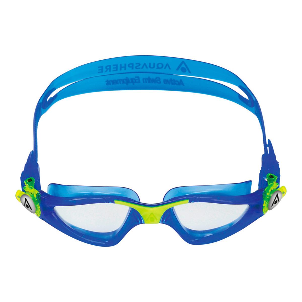 Aquasphere Kayenne Junior Clear Lens Goggles - Blue/ Yellow-562378