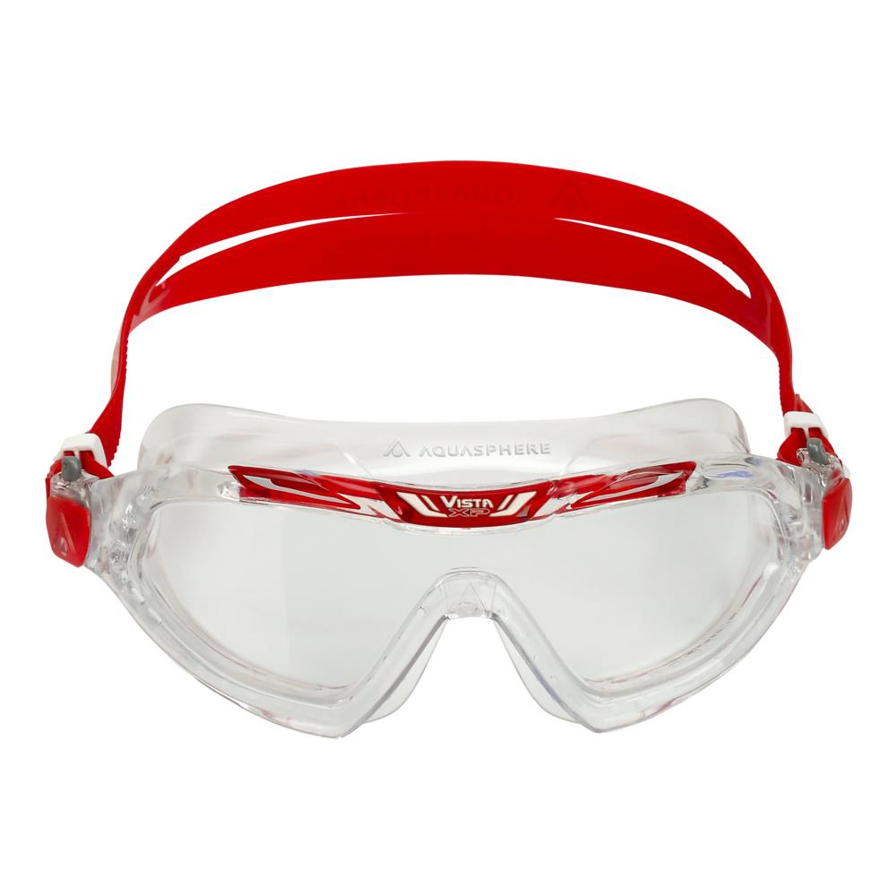 Aquasphere Vista XP Clear Lens Goggles - Red-0