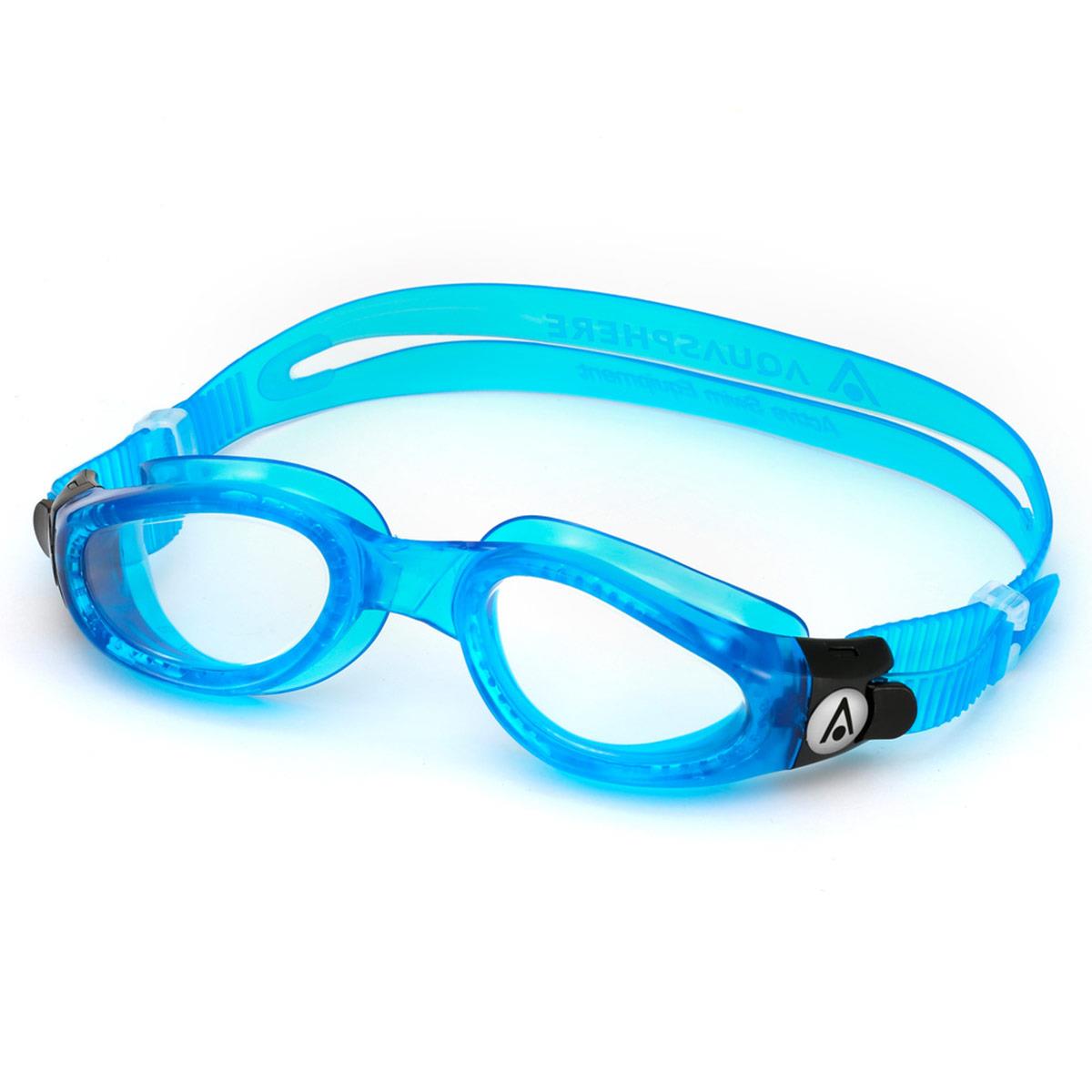 Aquasphere Kaiman Clear Lens Goggles - Blue/ Transparent-562175