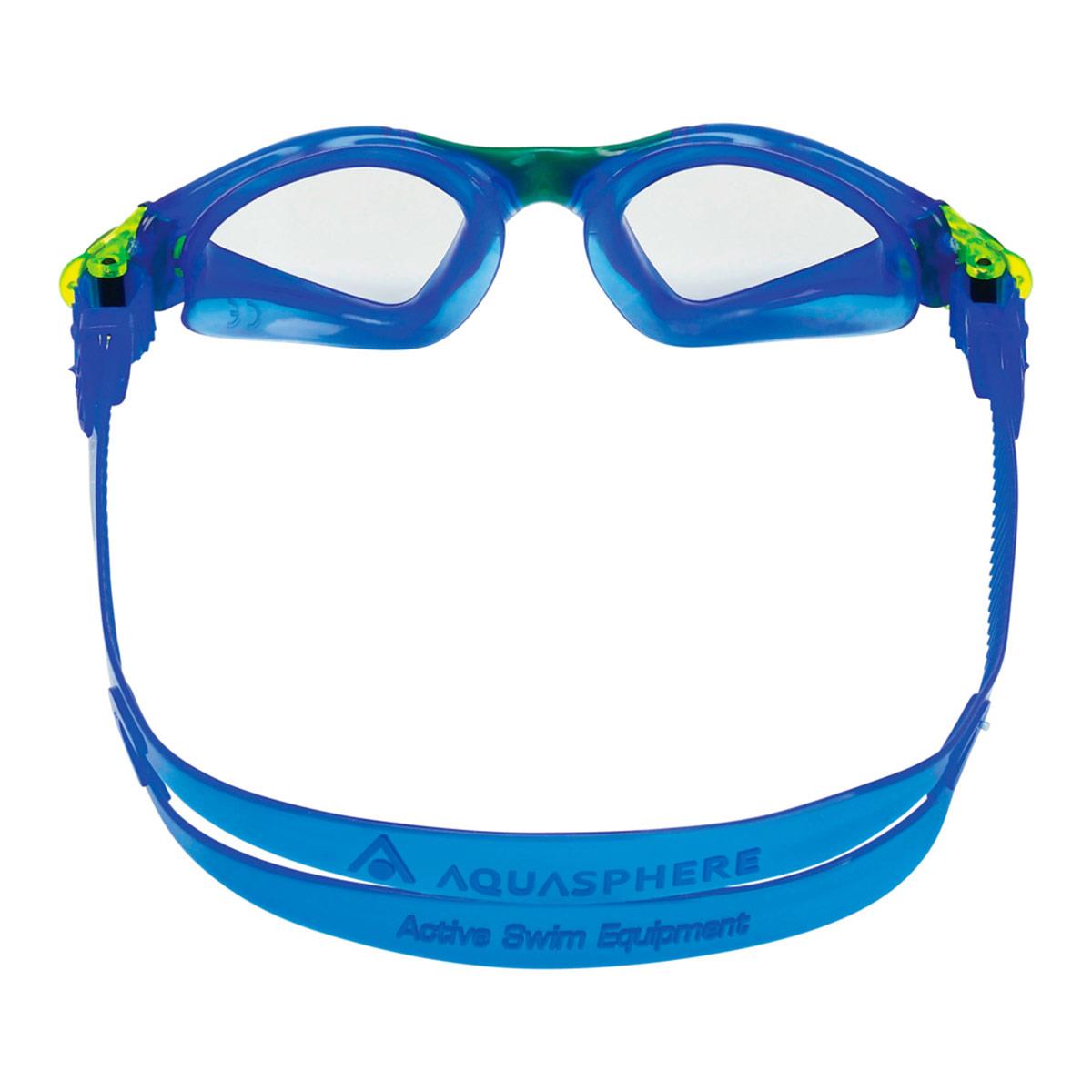 Aquasphere Kayenne Junior Clear Lens Goggles - Blue/ Yellow-562380