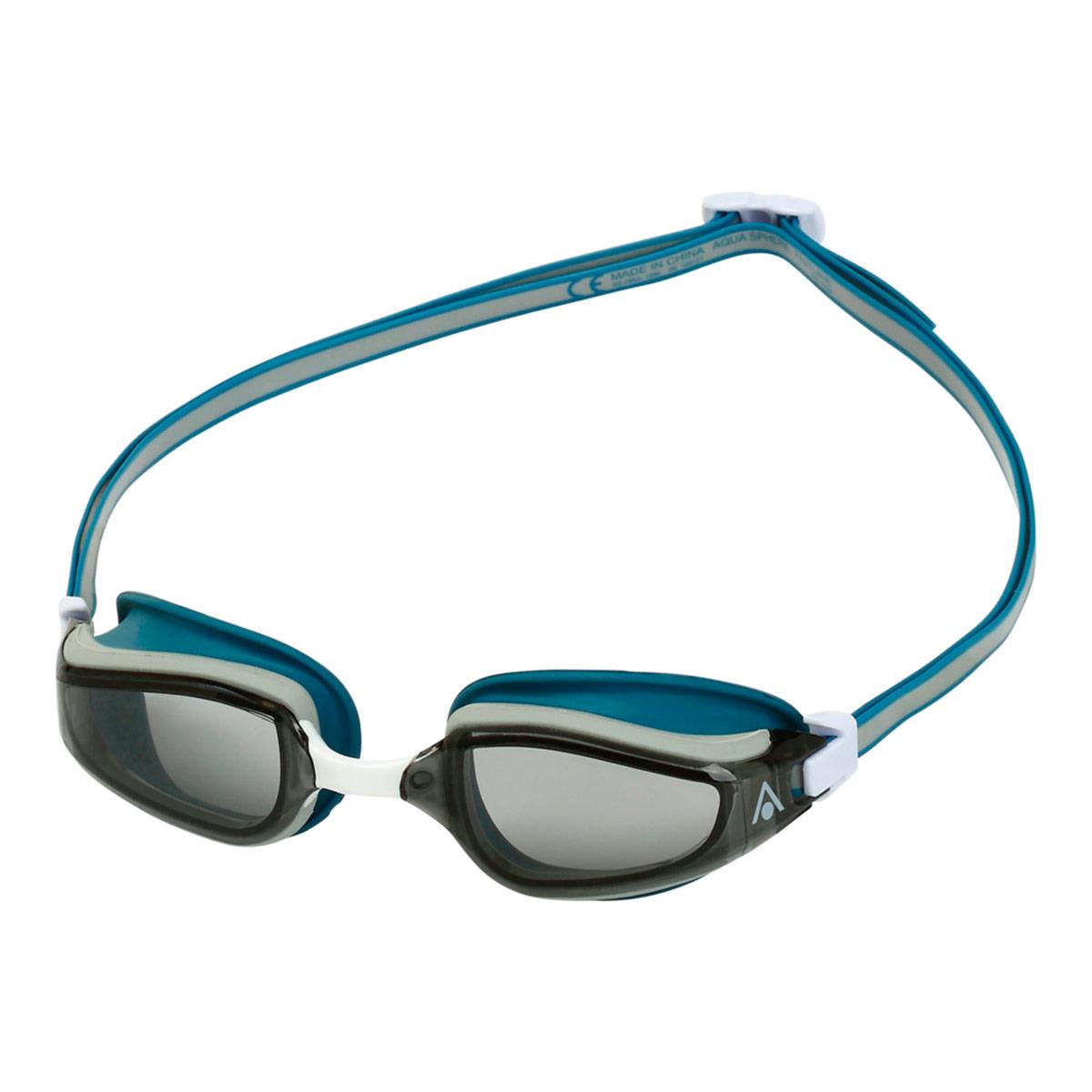 Aquasphere Fastlane Smoke Lens Goggles - Petrol Blue-562215