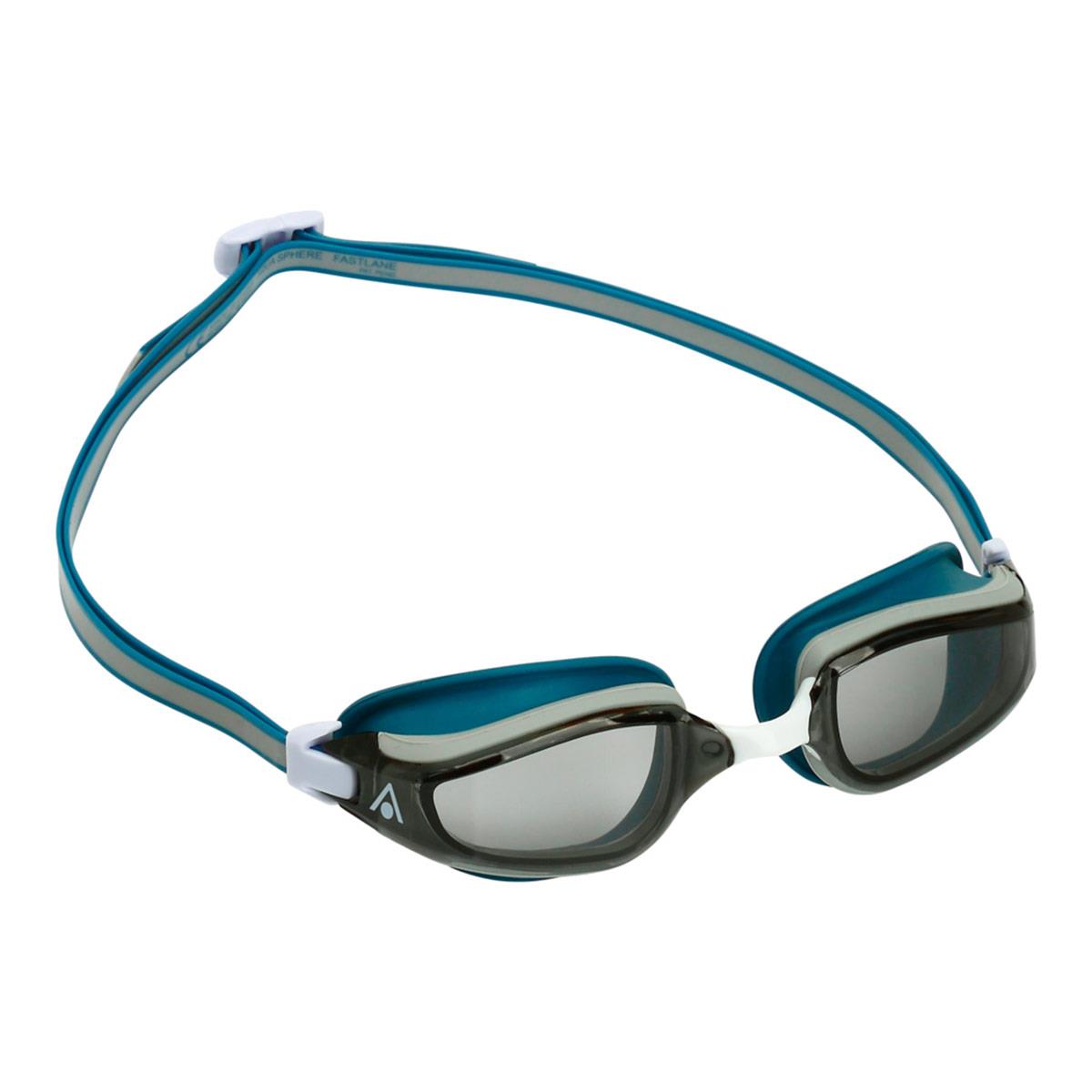 Aquasphere Fastlane Smoke Lens Goggles - Petrol Blue-562217