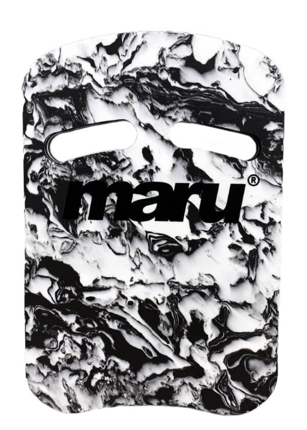 Maru Swirl Two Grip Fitness Kickboard - Itim/Puti