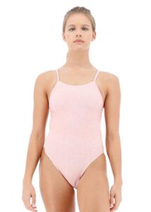 TYR Women's Lapped Cutout Fit Swimsuit - Peach