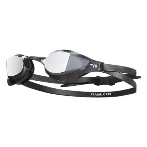 TYR Tracer X RZR Mirrored Goggles - Silver / Black
