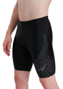 Speedo Men's Medley Logo Jammer - Black/ Ardesia