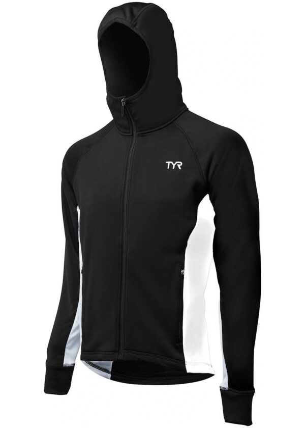 TYR Alliance Men's Jacket - Black/White-0