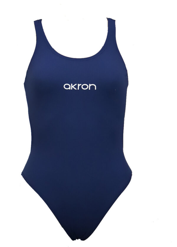 Akron Girl's Babbitt Evo Swimsuit - Montecarlo Blue-0
