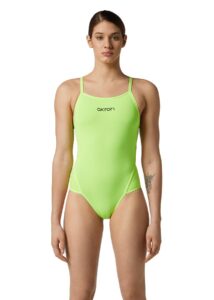 Akron Women's Virginia Swimsuit - Comedy Green