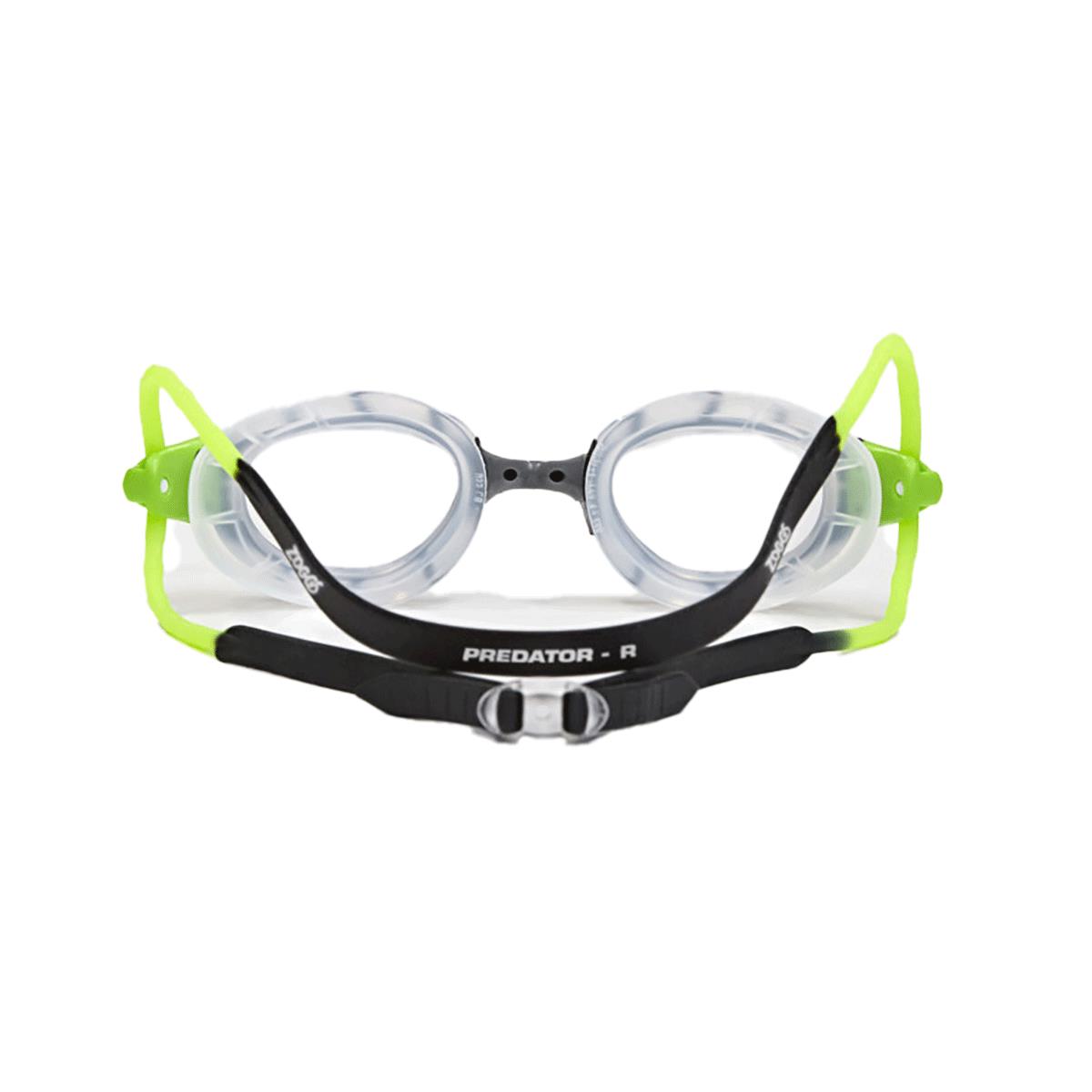 Zoggs Predator Goggles - Clear/Green-brand