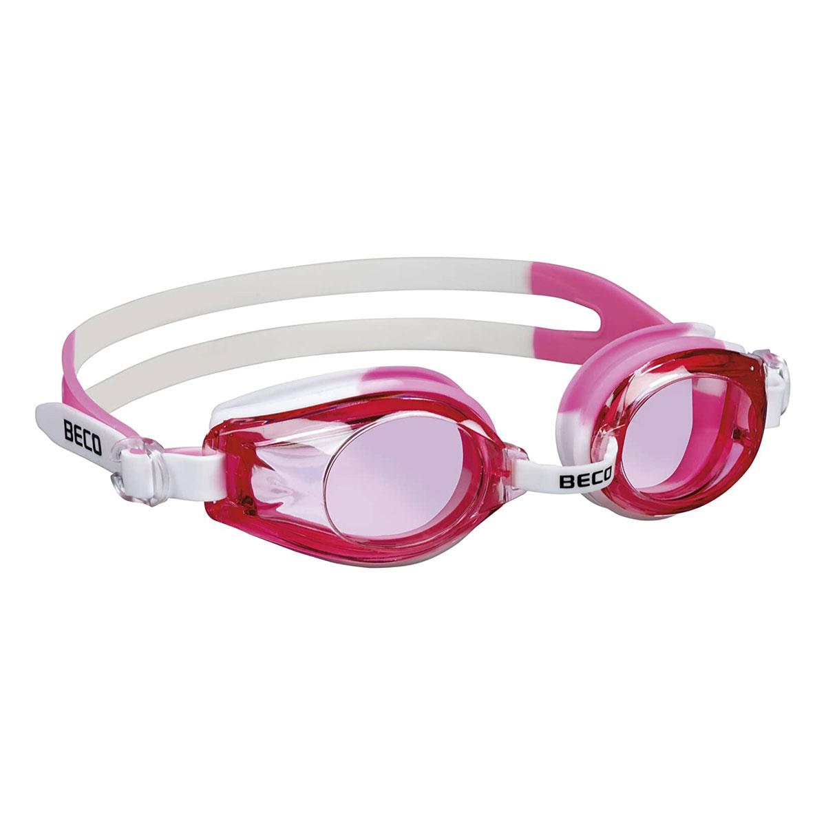 Beco Kid's Rimini Swim Goggles - White/Pink-0