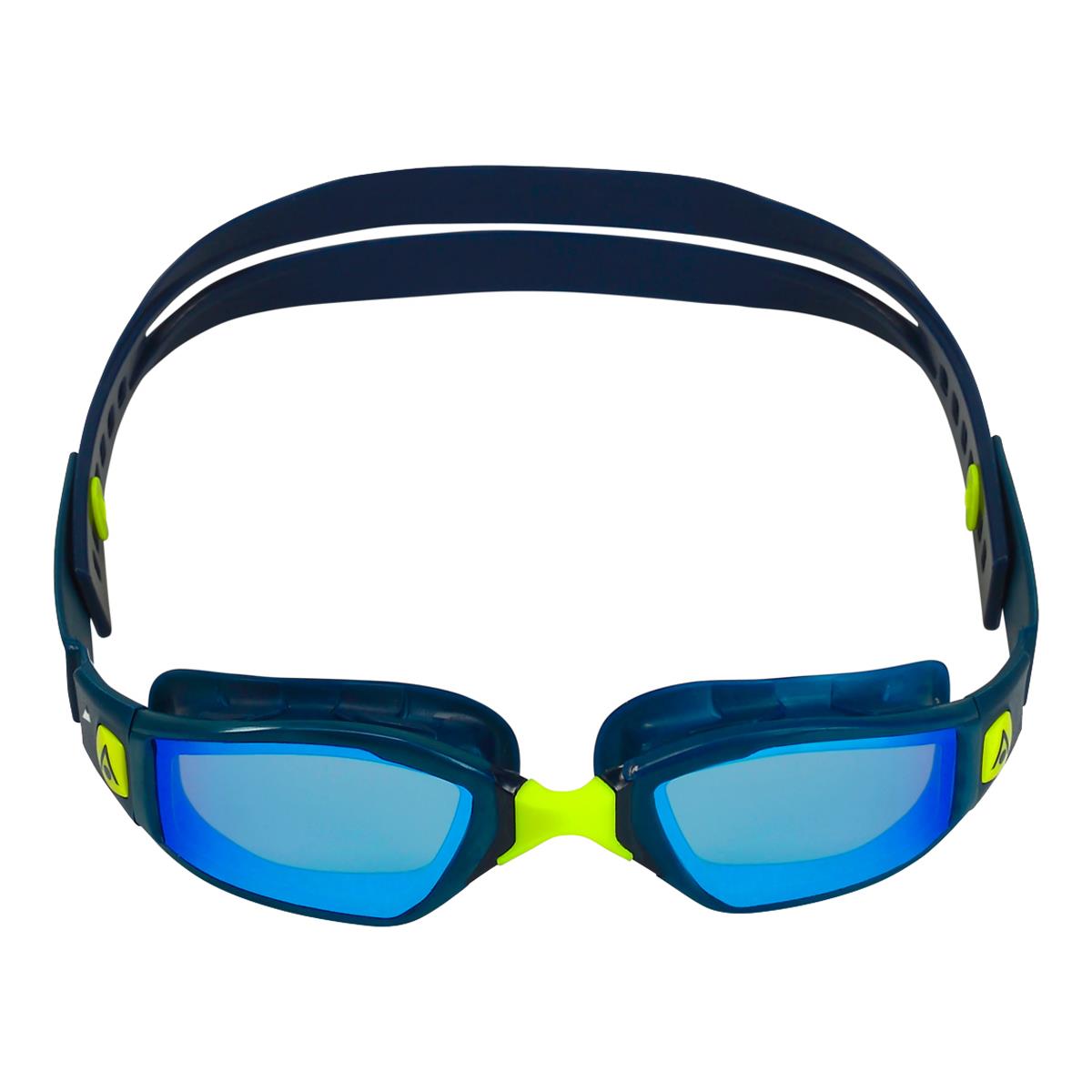 Aqua Sphere Ninja Blue チタンミラーゴーグル - Lightning Wave