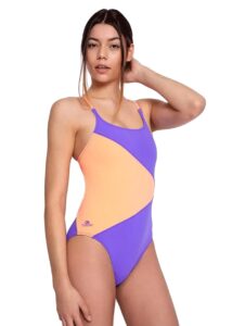 Turbo Womens Island Swimsuit - Purple / Orange