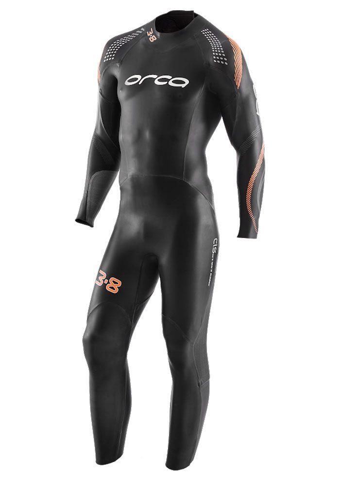 Orca Fato de mergulho masculino para triatlo, mangas compridas