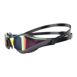 Speedo Fastskin משקפי שמש Pure Focus עם מראות - שחור/אפור קריר/רובי-0