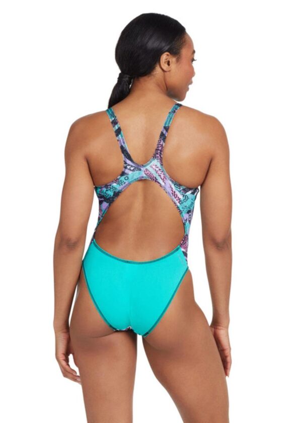 Zoggs Women’s Master back Swimsuit – Breakaway Print