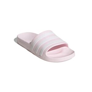 Adidas レディース アディレッタ スライダー – ピンク/ホワイト