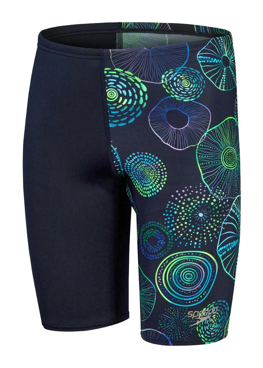 Speedo Boy's Allover Digital Jammer - Jellyfish Glows-573099