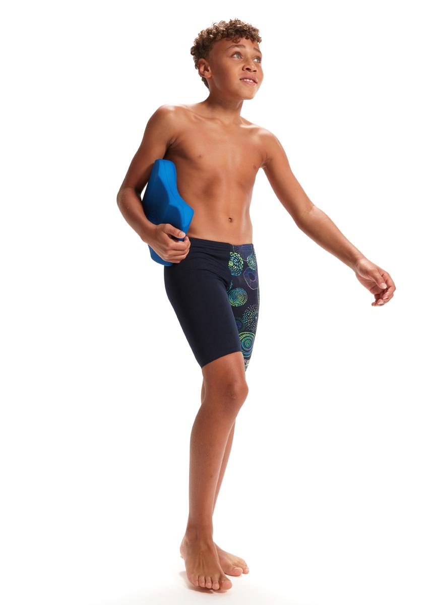 Speedo Boy's Allover Digital Jammer - Jellyfish Glows-573093