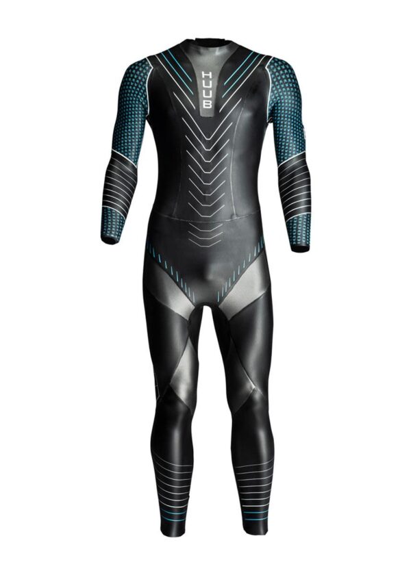 HUUB חליפת צלילה לגברים Pinnacle NB 3:5 - שחור/כחול/כסף