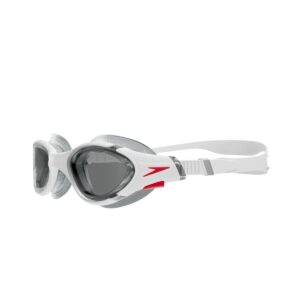 Speedo Biofuse 2.0 Goggles - White/ Red/ Light Smoke