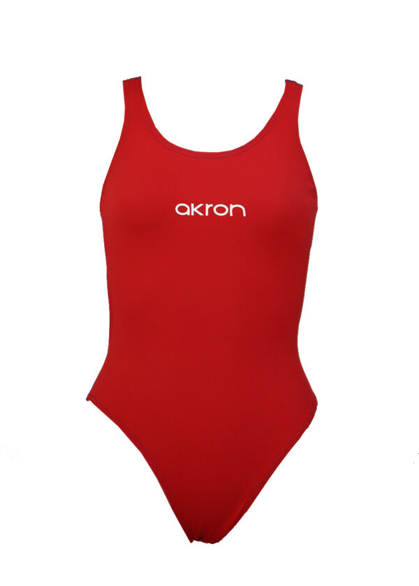Akron Kids Babbitt Evo Swimsuit - Sport Red/Harvard Blue-0