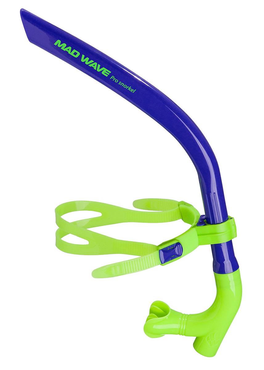 Mad Wave Pro Snorkel - Navy-0