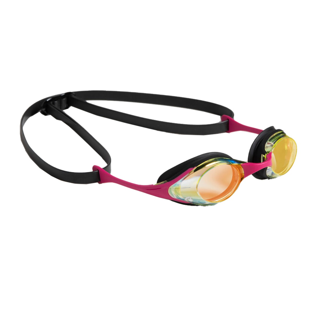 Arena Cobra Swipe Mirrored Goggle - Yellow/Copper/Pink