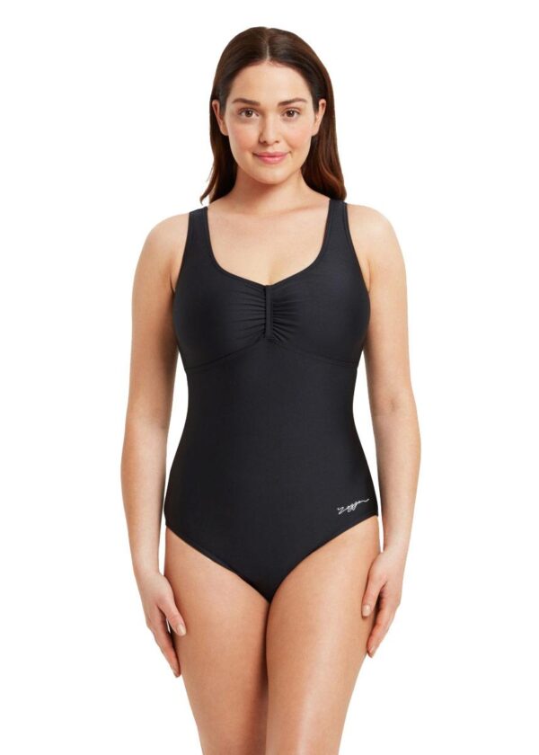 Zoggs Marley Scoopback One Piece - Black