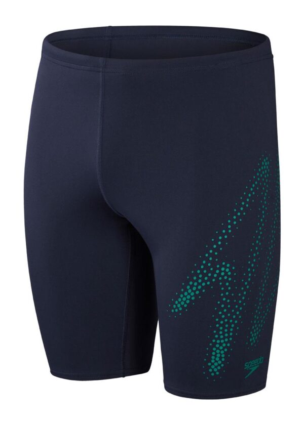Speedo Hyper Boom Placement Jammer - True Navy/Jungle Green