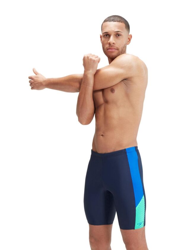 Speedo Dive Jammer - True Navy/True Cobalt/Green Glow