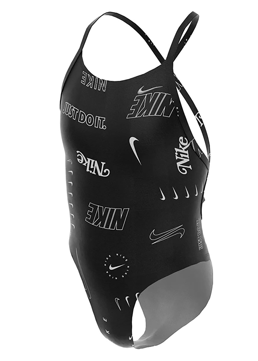 Nike Kızlar Hydrastrong Çok Desenli Bağcıklı Sırtlı Tek Parça Mayo