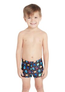 Zoggs Boys Pixel Monsters Hip Racer
