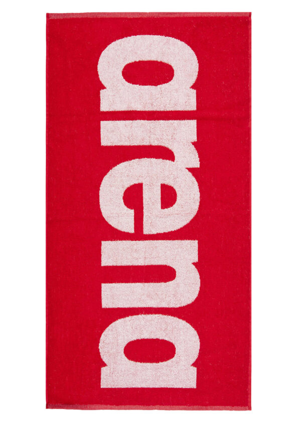 Arena Gym Soft Towel - Red / White-0