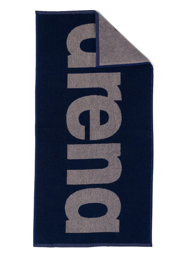Arena Gym Soft Towel - Navy / Grey