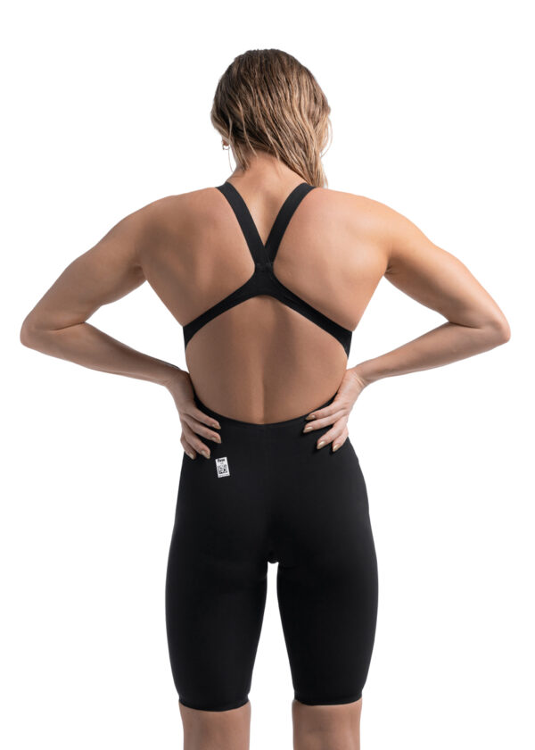 Speedo Fastskin LZR Pure Valor 2.0 Openback Kneeskin – Black