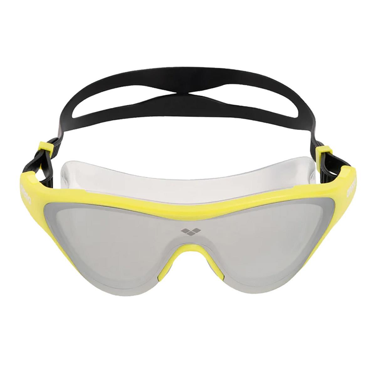 Arena The One Mask Mirrored Goggle - Silver/Soft Green/Black-595256