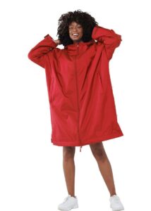 Finden + Hales One Size All Weather Drying Robe - Red