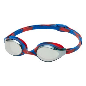 Speedo Hyper Flyer Mirror Junior - Navy/Red/Silver - Front view