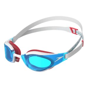 Speedo Fastskin משקפי Hyper Elite - כחול / לבן / אדום