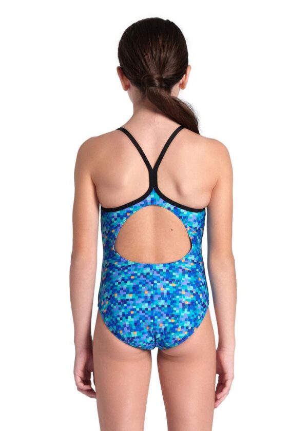 Arena Kids Pool Tiles Light Drop Back – Black / Blue Multi