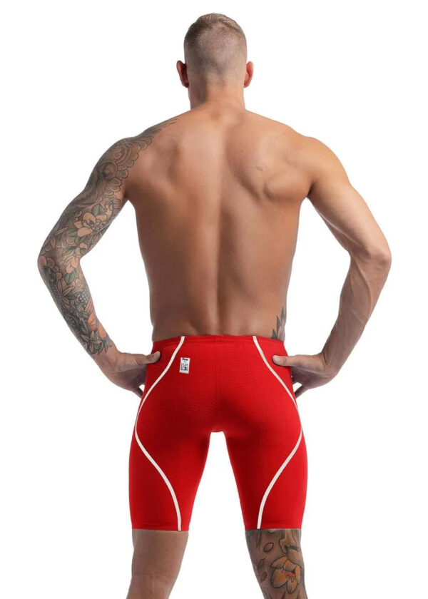 Speedo Fastskin LZR Pure Intent 2.0 High Waisted Jammer – Flame Red / White