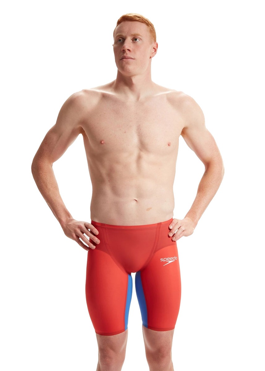 Dê um gás na sua natação com o vermelho. Speedo LZR Valor 2.0 Jammers!